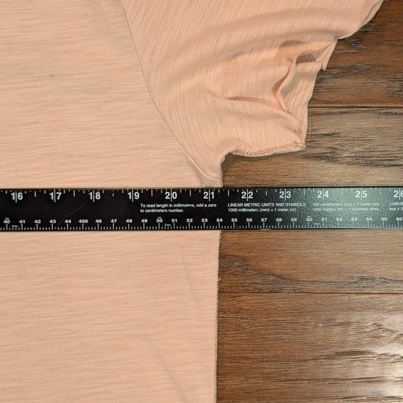 Strangers Only Mens Peach T-Shirt BASE-0610SS22 Limited Edition Large 21.5x26.5 - Picture 3 of 5